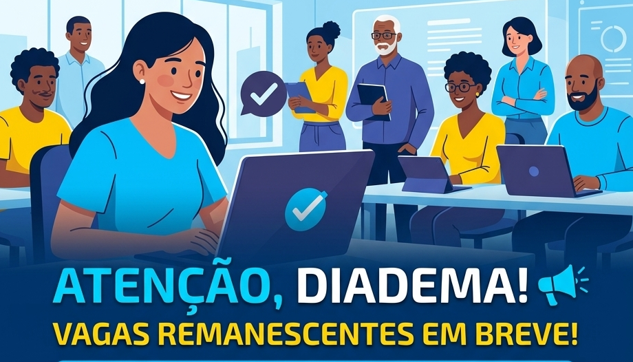 “Divulgação de vagas remanescentes para cursos gratuitos da Fundação Florestan em Diadema”
