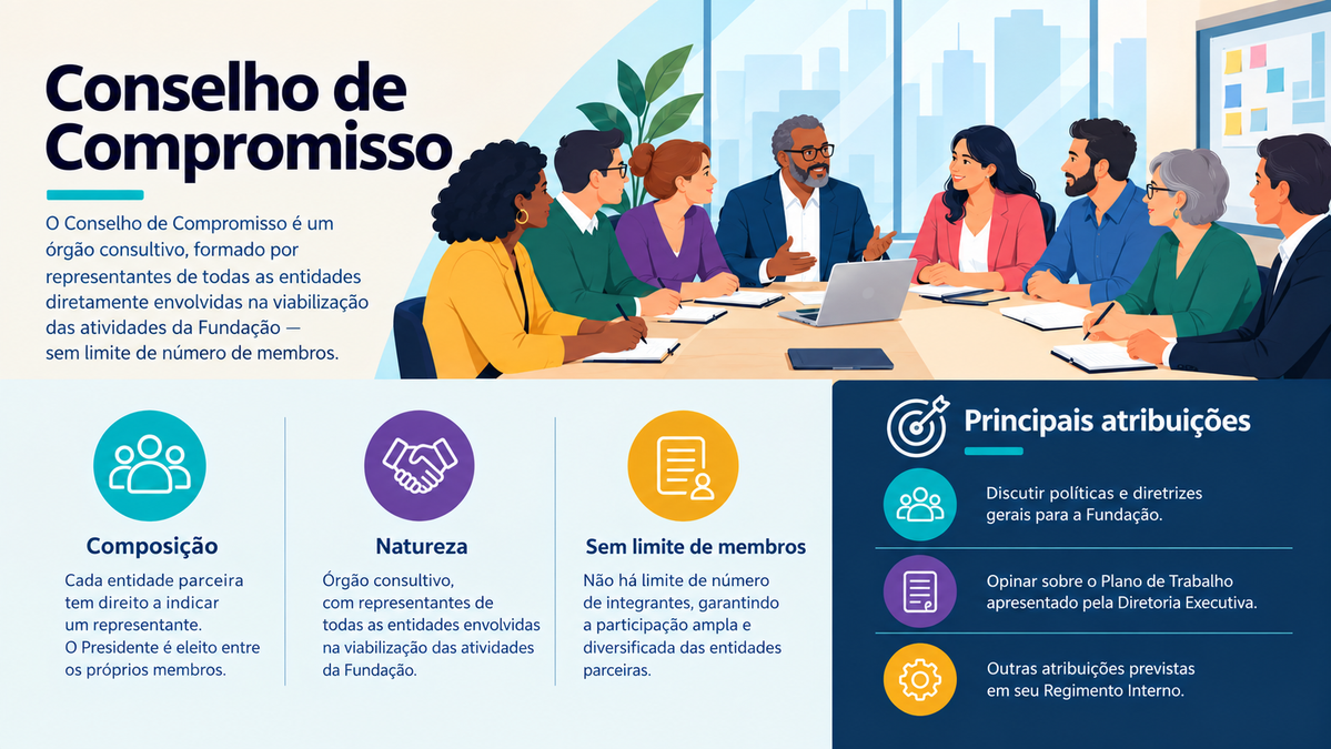 Cena e detalhes da matéria: Conselho Curador